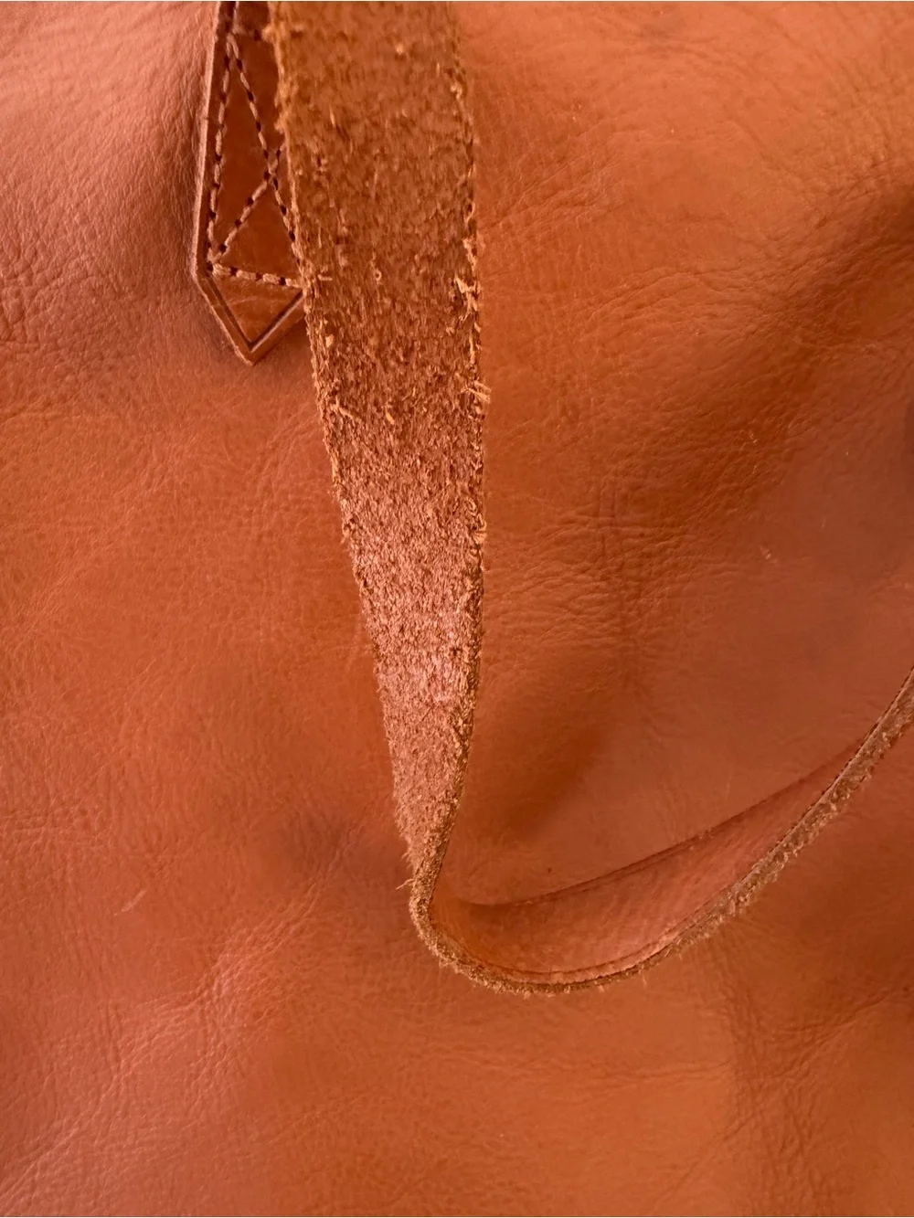 Madewell Zip Top Transport Carryall satchel in rich burnished leather